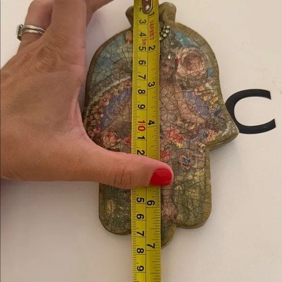 Michal Negrin Hamsa Hand with Angel Floral Design - Picture 14 of 15